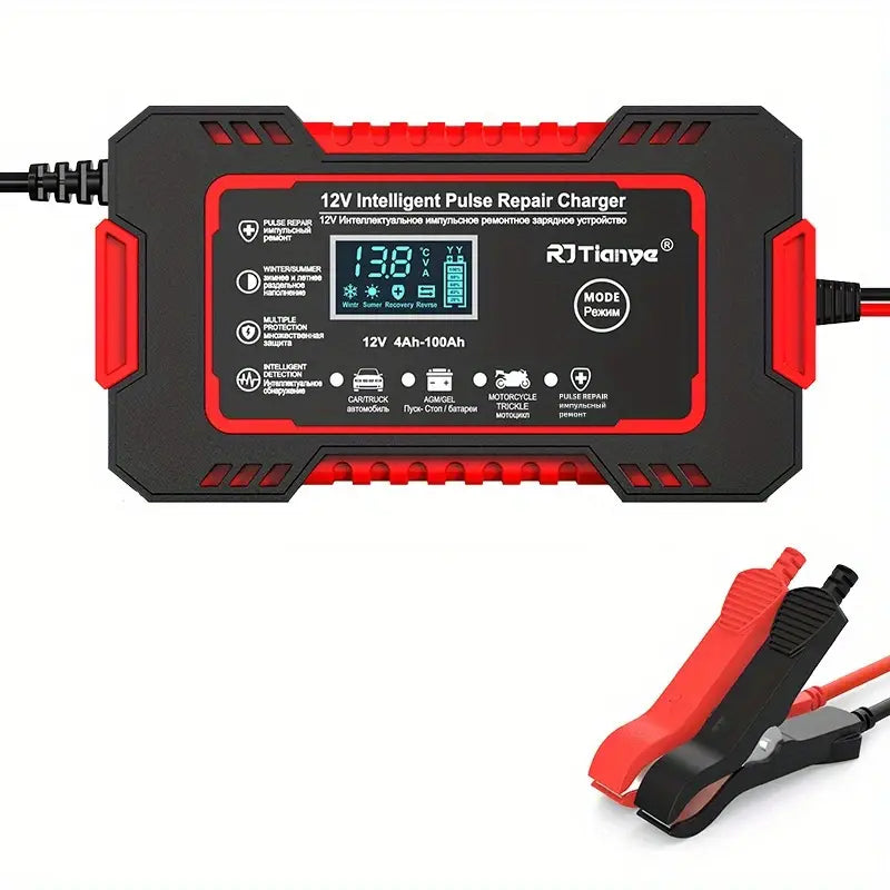 Cargador de Baterías Portátil 12V
